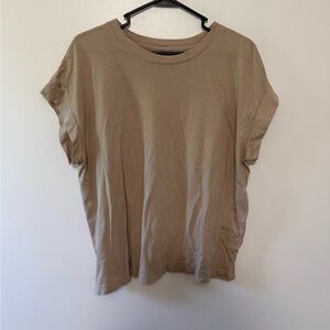 a new day Tan Short Sleeve Tee